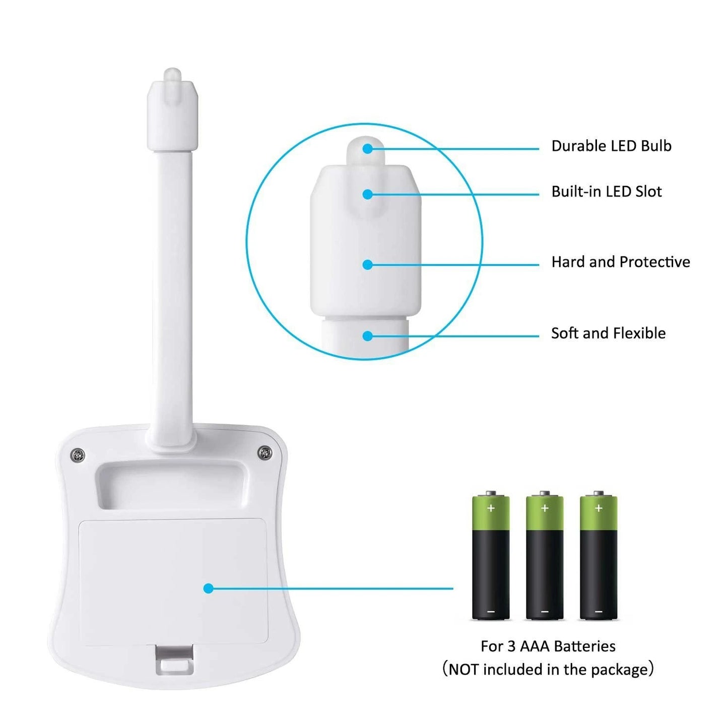 Automatic Motion Sensor Toilet Night Light, 16 Colors, Waterproof.