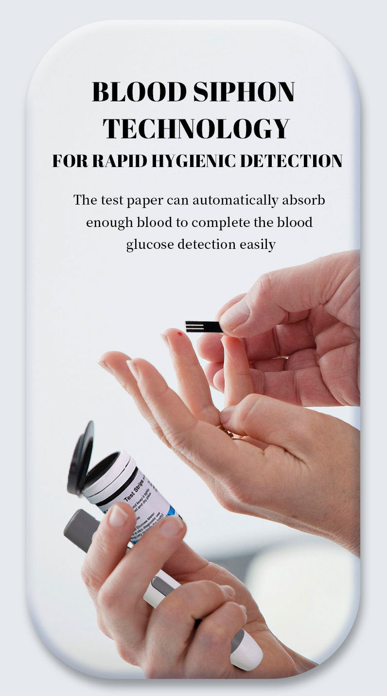 Blood Glucose Tester Household Tester Blood Analyzer Middle-Aged And Elderly Medical Blood Tester Without Adjustment