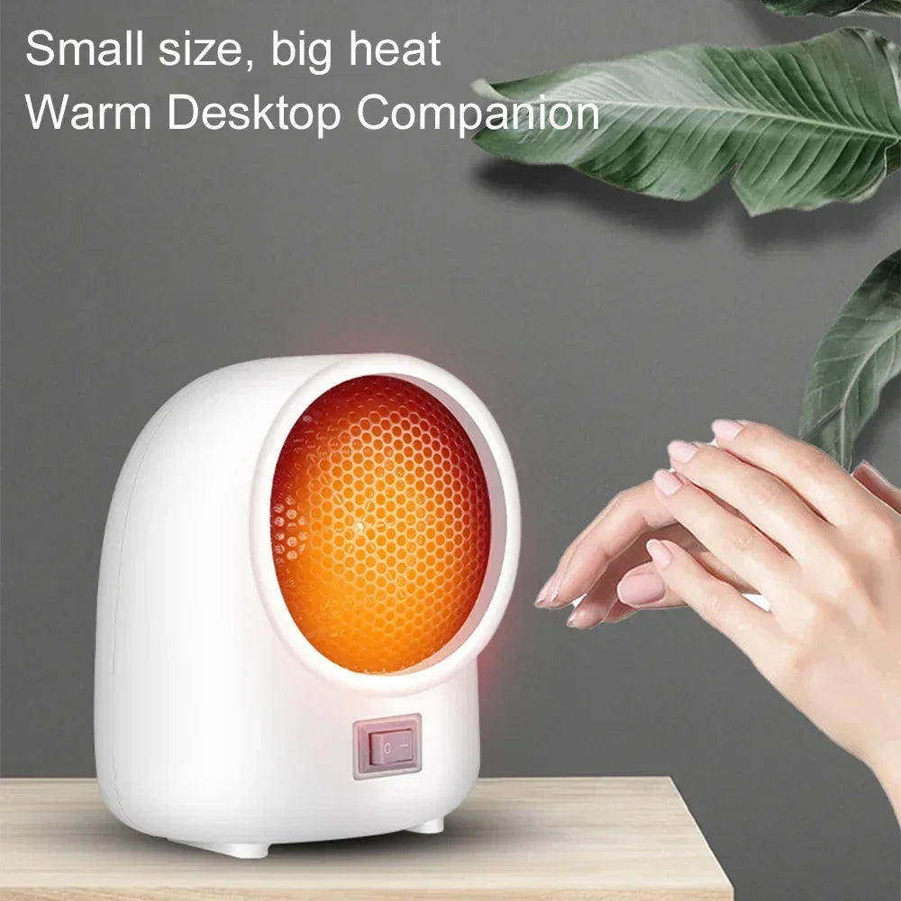 400W Mini Electric Heater 2-speed Quick Heating Home Electric Heater 220V/110V Hot Fan Overheating Protection Air Heat