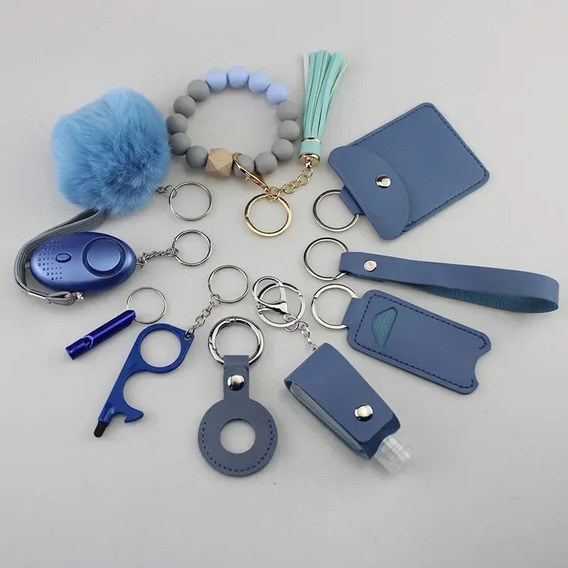 Self Defense Keychain for Women - Personal Safety Alarm with LED Light & Emergency Whistle | Protective Security Accessories
