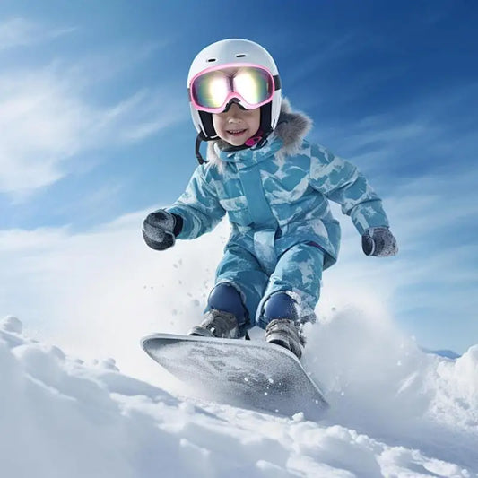 Snowboard Goggles For Youth Anti-Fog Ski Goggles Snowboard Goggles Soft Snow Goggles Skiing Goggles For Children Boys Girls