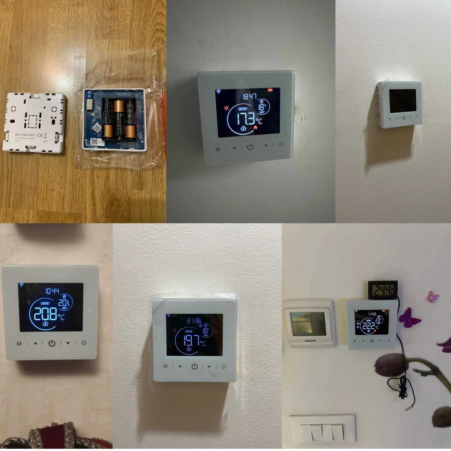 Beok Smart Home Tuya WIFI Thermostat Battery-powered Thermoregulator  for Gas Boiler Smart Life Work with Alexa Google Home