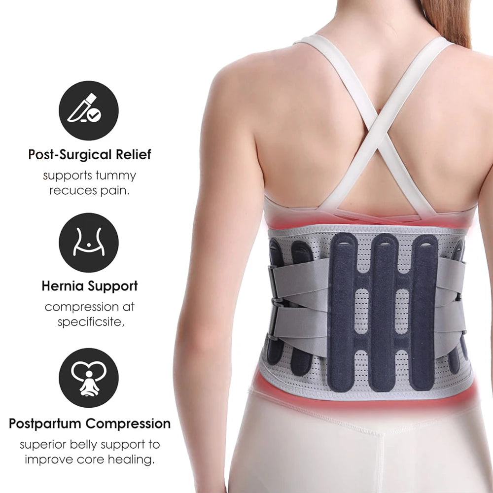 Lumbar Support Belt Adjustable Lumbar Brace Scoliosis Fitness Weight Lifting Squatting Hard Pulling Belt Abdominal Muscle