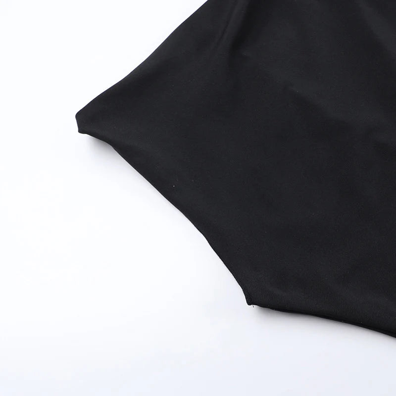 Women's Hot Sweetheart Long Dress New Fashion Asymmetric Temperament Slim Package Hip Simple Tie Dresses