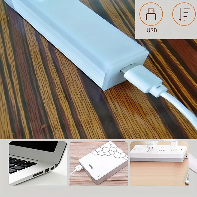 Motion Sensor led Light Wireless LED Night Light Type C Rechargeable Light Cabinet Wardrobe Lamp Staircase Backlight For Kitchen