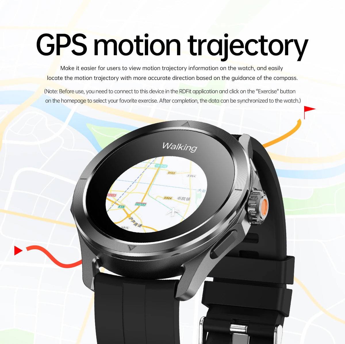 New For Xiaomi S4 Ultra Outdoor Sport Men HD AMOLED Display GPS Track Altimeter Heart Rate Bluetooth Call Waterproof Smart Watch
