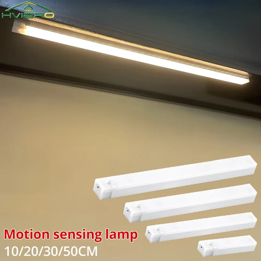 Motion Sensor Night Lights Wireless LED Cabinet Lamps USB Rechargeable Magnetic For Wardrobe Room Closet Kitchen Aisle lighting