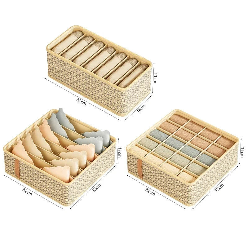 Closet Organizer Underwear Drawer Organizer Socks Bra Clothing Storage Box Wardrobe Organizer Clothes Cabinet Drawer Organizers