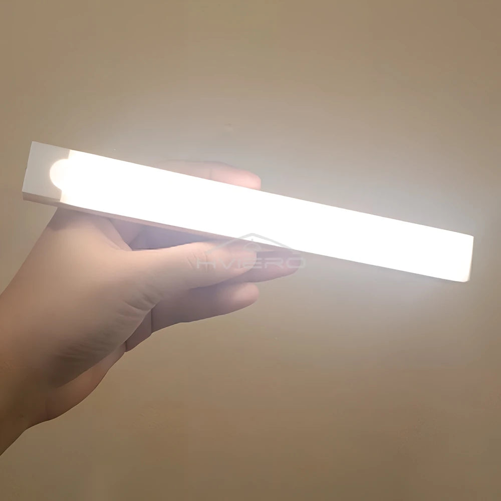 Motion Sensor Night Lights Wireless LED Cabinet Lamps USB Rechargeable Magnetic For Wardrobe Room Closet Kitchen Aisle lighting