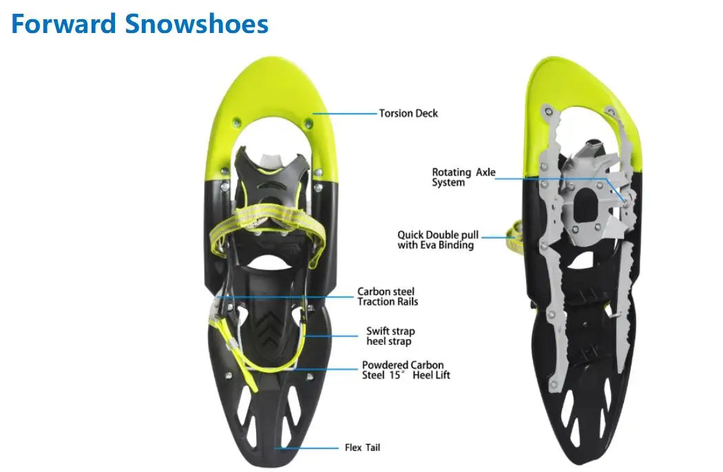 30 Inch Lightweight Snowboard Aluminum Alloy Outdoor Snow Walking Shoes Snowshoes