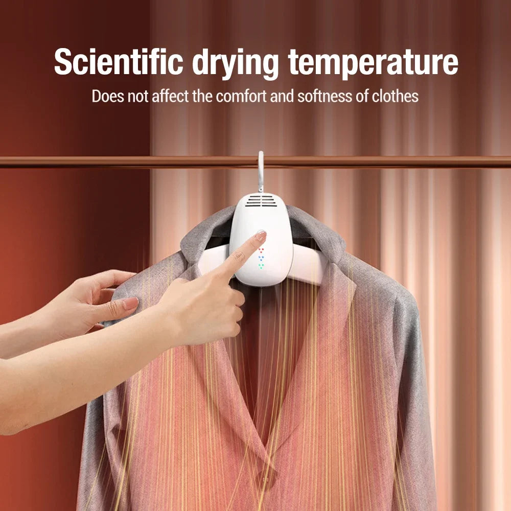 Electric Clothes Drying Rack Hang Clothes Dryer UV Sterilization Portable Travel Home Business Mini Folding Clothes Heater