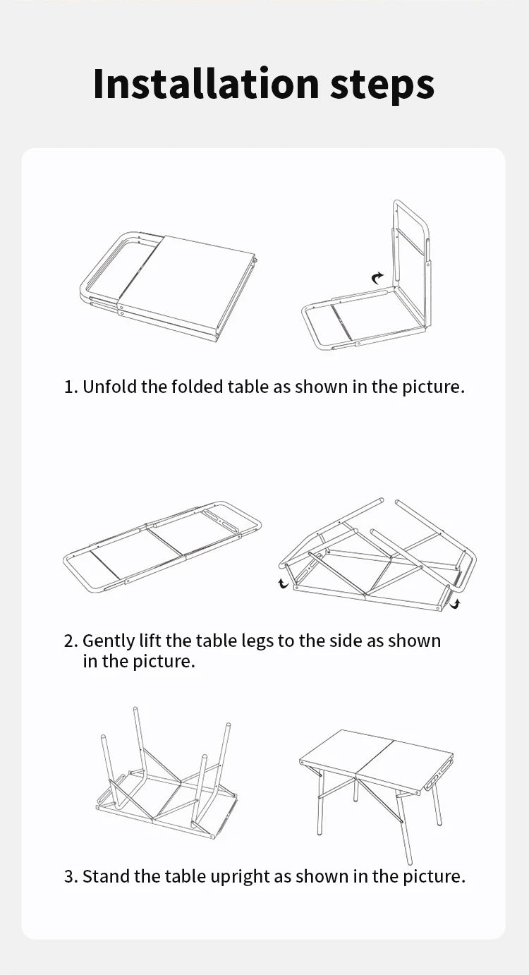 ShineTrip Camping Portable Stainless Steel Folding Table BBQ Heat Resistant Table Outdoor Honeycomb Tabletop Incinerator