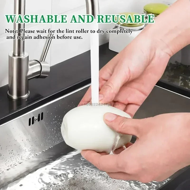 Reusable Pet Hair Remover Roller, Washable, Sticky, Portable,Last Long