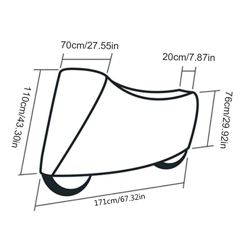 Outdoor Bike Cover MTB Mountain Road Bike Cover Protector for Case Protective Gear Dustproof Waterproof UV Prote