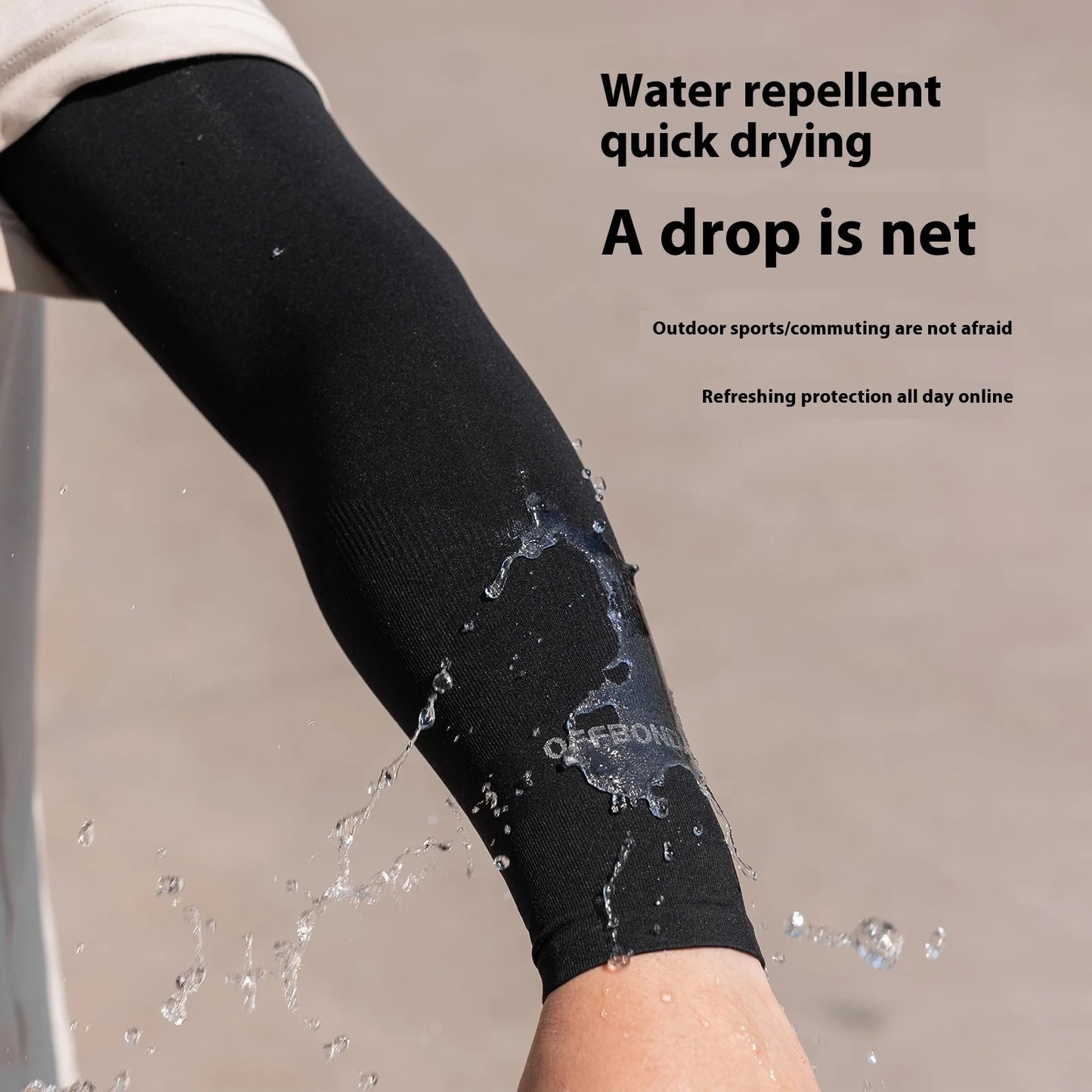 OFFBONDAGE Ice Silk Bicycle Sleeves Cycling Arm Protection Outdoor Sun UV Summer Breathable Protect Sports MTB Road Bike Sleeves