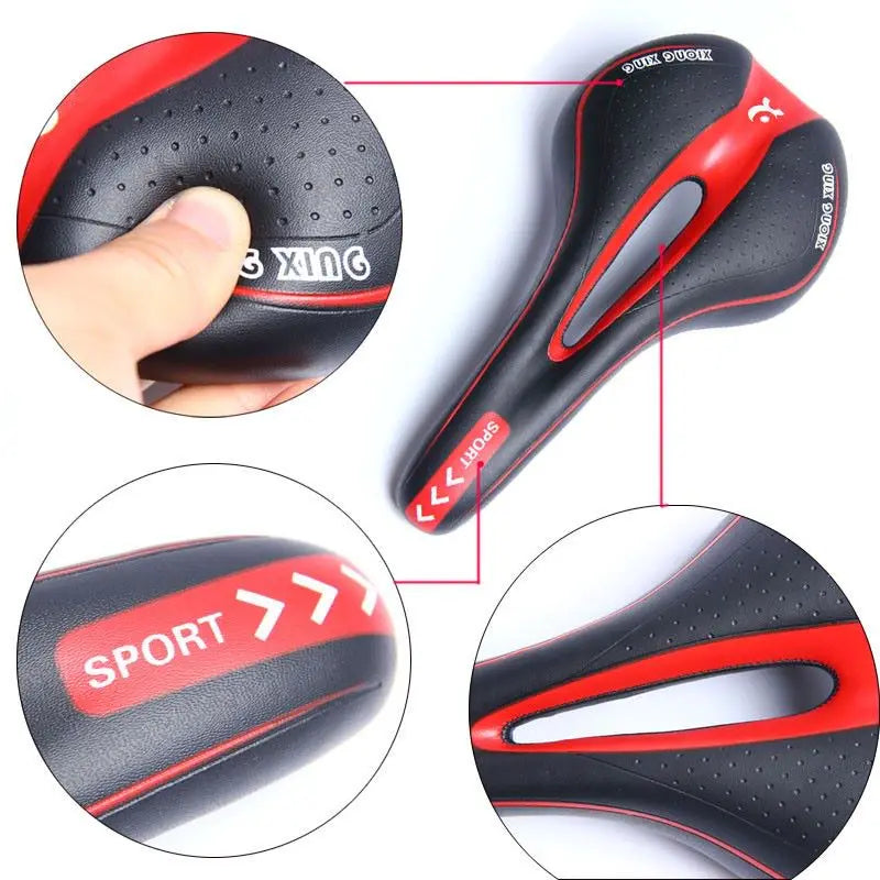 Bicycle Mountain Bike Saddle Hollow Super Comfortable Road Mountain Bike Sports Soft Seat Cushion Replacement Bike Seat