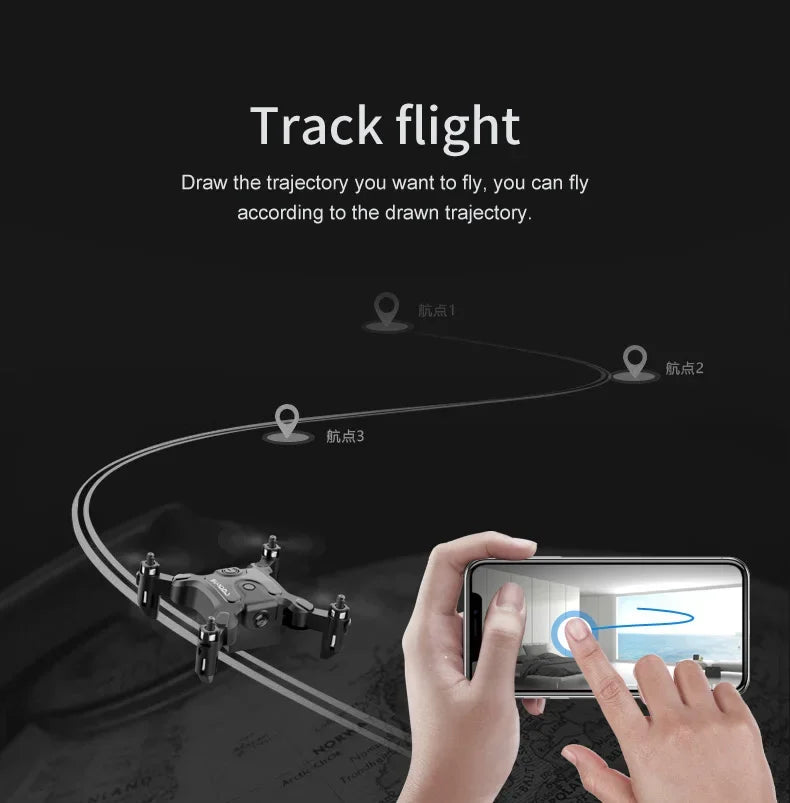 Xiaomi V2 New Mini Drone Professional HD Camera 5G Wifi FPV Air Pressure Altitude Hold Foldable Quadcopter RC Drone Toys UAV
