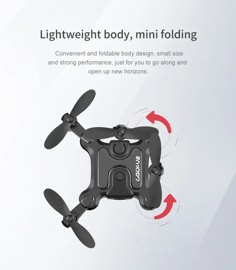 Xiaomi V2 New Mini Drone Professional HD Camera 5G Wifi FPV Air Pressure Altitude Hold Foldable Quadcopter RC Drone Toys UAV