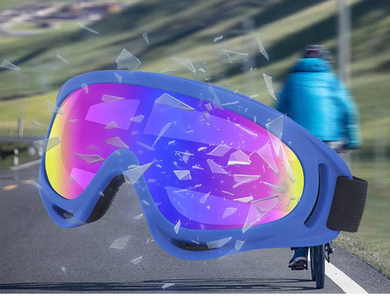 Skiing Goggles Cycling Motorcycle Windproof Goggles Anti-fog UV400 Snowboard Snow Goggles Winter Outdoor Sport Skiing Eyewear