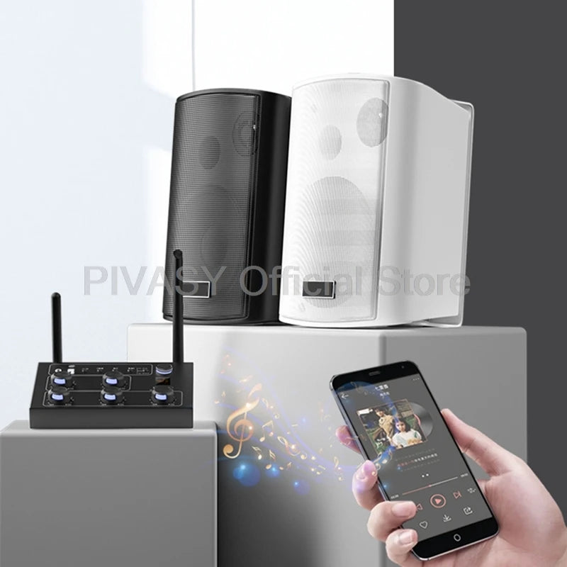 50W 8.5 Inch Bluetooth Speaker Audience High Power Speaker Amplifier Smart Sound Box High Fidelity Home Cinema for TV PC Desktop