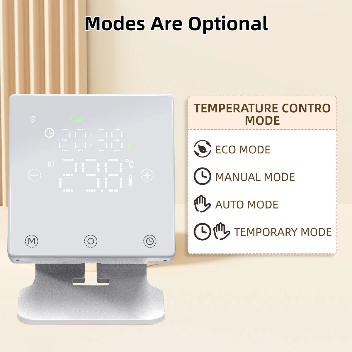 Smart Home Thermostat WiFi Heating Water/Gas Boiler Tuya RF433 Wireless Battery Powered Temperature Controller Alexa Google Home