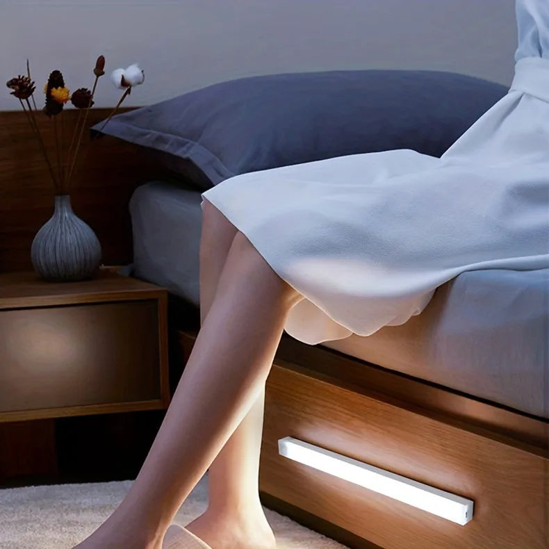 Motion Sensor led Light Wireless LED Night Light Type C Rechargeable Light Cabinet Wardrobe Lamp Staircase Backlight For Kitchen