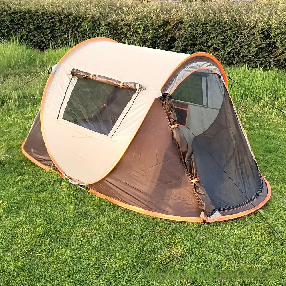 5-8 People Quickly Open Fully Automatic Pop-up Tent, Waterproof Camping Boat Tent, Portable Outdoor Tent For Travel