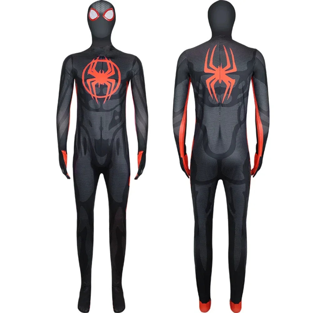 Spider-Man: Into The Spider-Verse Cosplay Costume Gwen Miles Spider Man Suit Bodysuit Lovers Adult Kids Party Dress Up