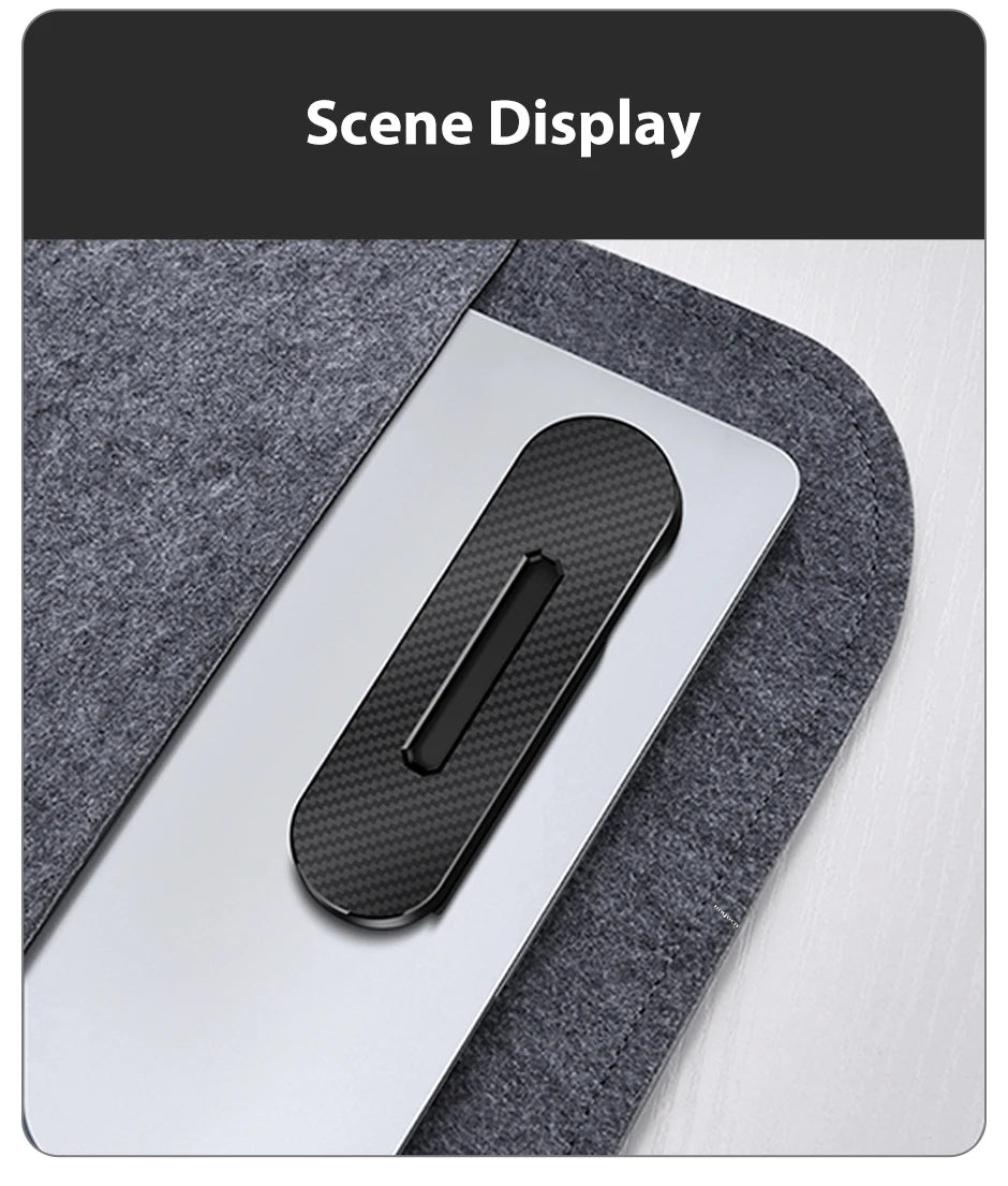 Laptop Screen Expand Magnetic Phone Holder Stand Folding Side Dual-Screen Mount For iPhone 13 14 Pro Max Xiaomi Huawei Bracket