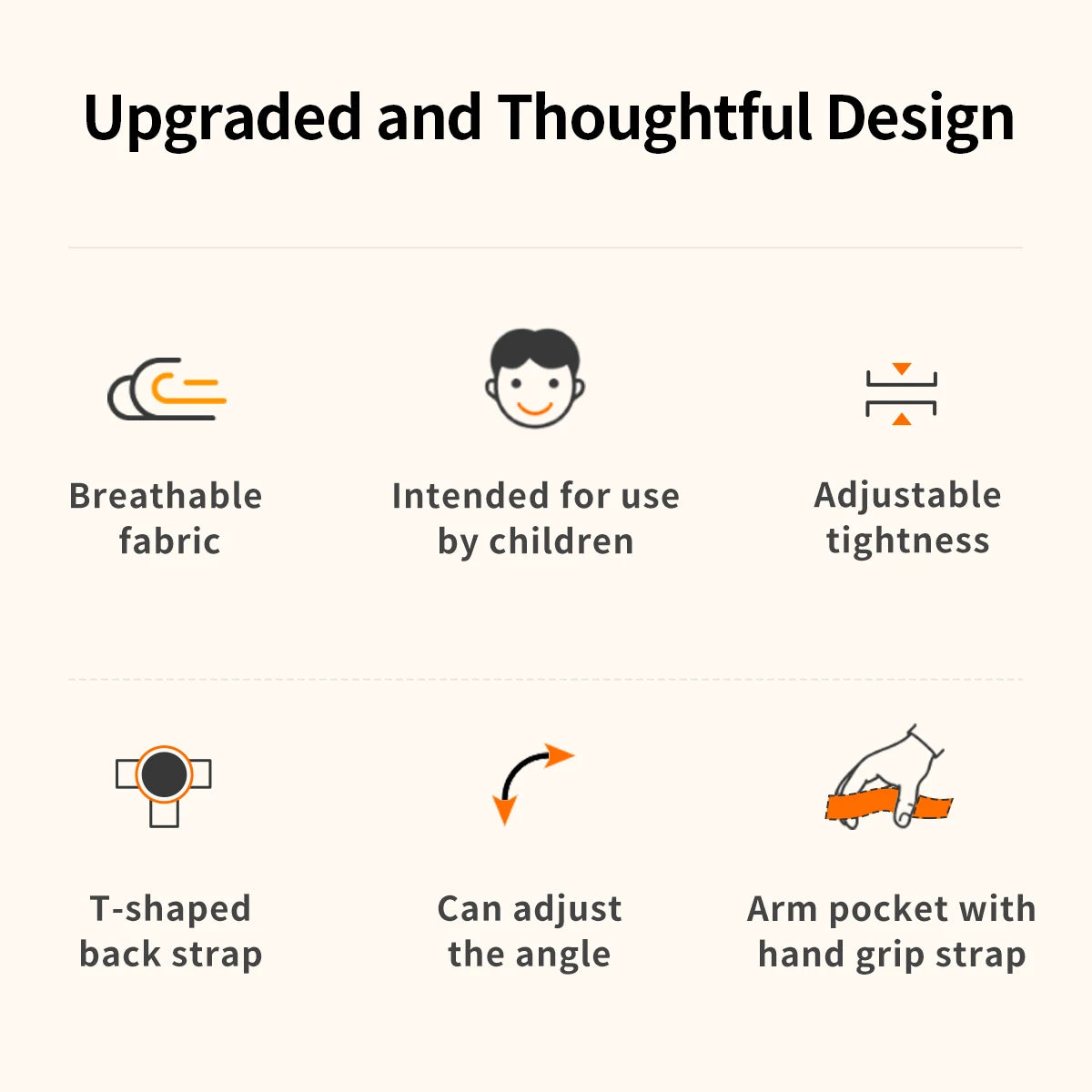 VELPEAU Kids Arm Sling Shoulder Immobilizer with Waist Strap, Sponge Filled Design, Arm Support Brace for Children, Boys, Girls