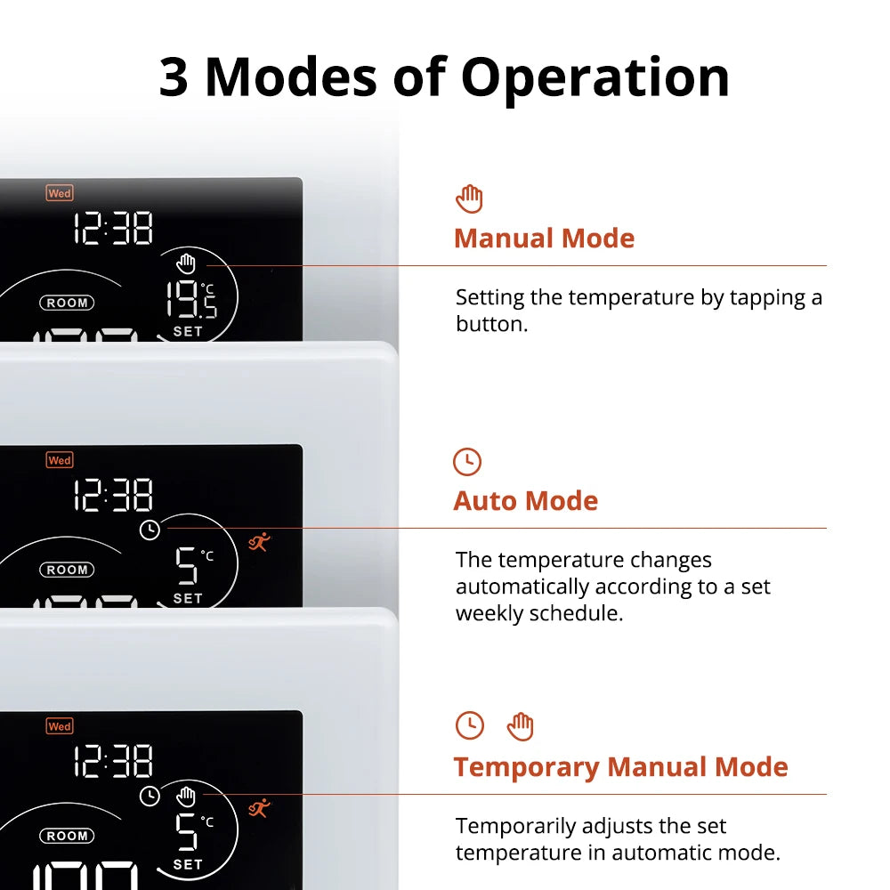 Beok Smart Home Tuya WIFI Thermostat Battery-powered Thermoregulator  for Gas Boiler Smart Life Work with Alexa Google Home