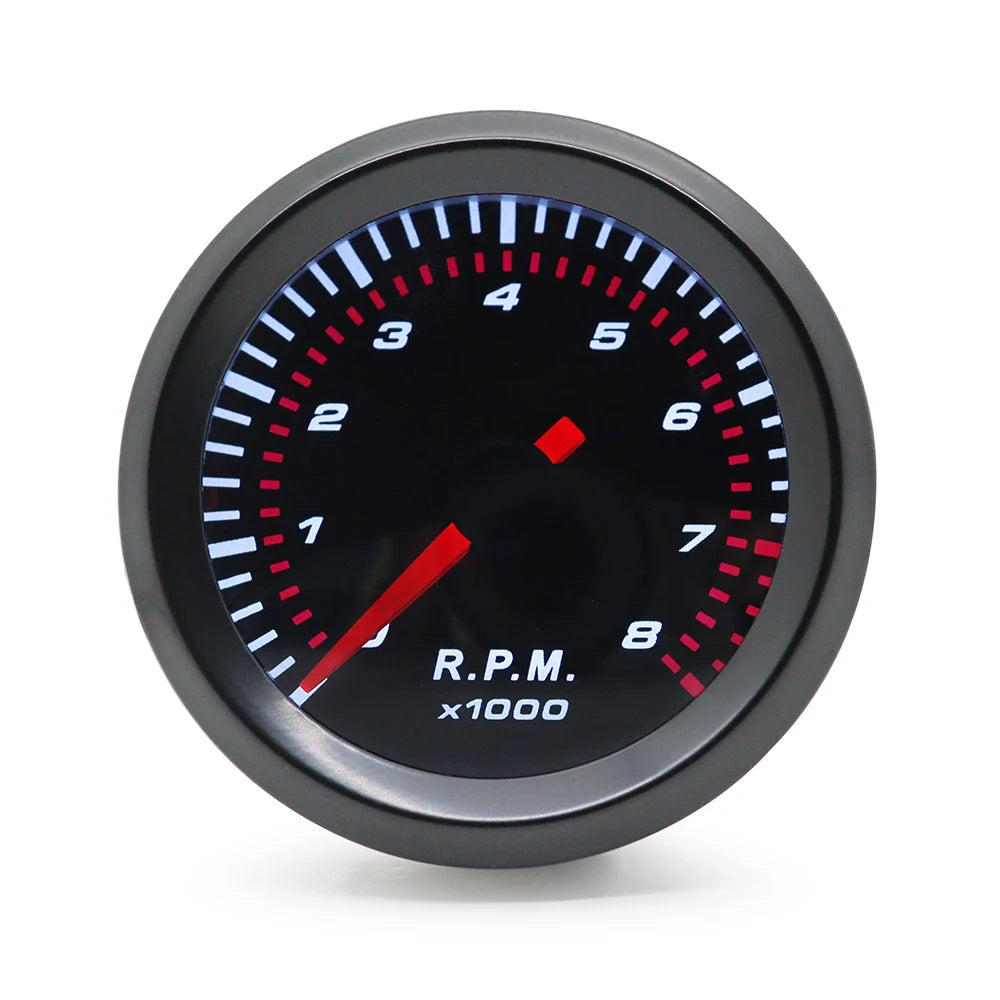 2" 52mm Smoke lens with sensor Boost gauge bar psi/Vacuum/Water temp/Oil temp/Oil pressure/Voltmeter/Tachometer RPM