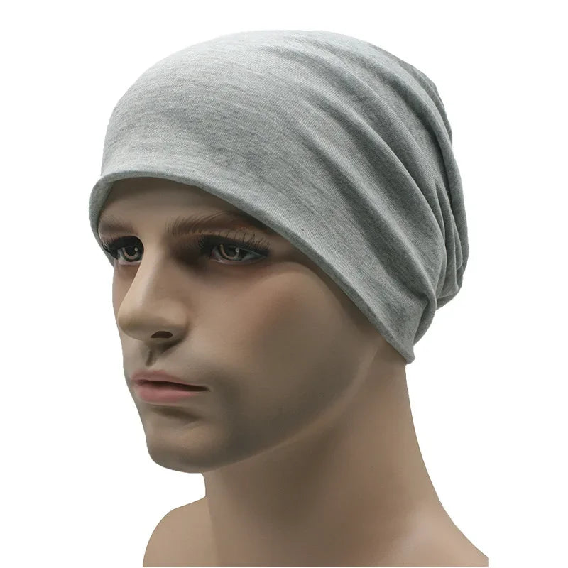 Spring Hats for Women Thin Beanies Knitted Cap Girl Autumn Cool Candy Color Beanie Men Cotton Pile of Pile Cap Bonnet Casual Cap