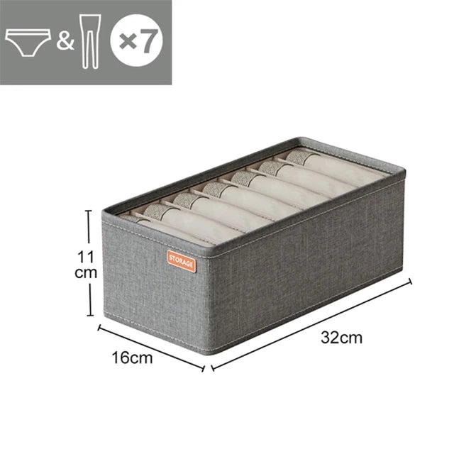 Closet Organizer Underwear Drawer Organizer Socks Bra Clothing Storage Box Wardrobe Organizer Clothes Cabinet Drawer Organizers