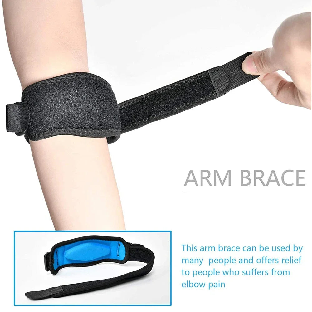 1Pcs Adjustable Elbow Support Basketball Tennis Golf Elbow Strap Elbow Pads Lateral Pain Syndrome Epicondylitis Braces Sports