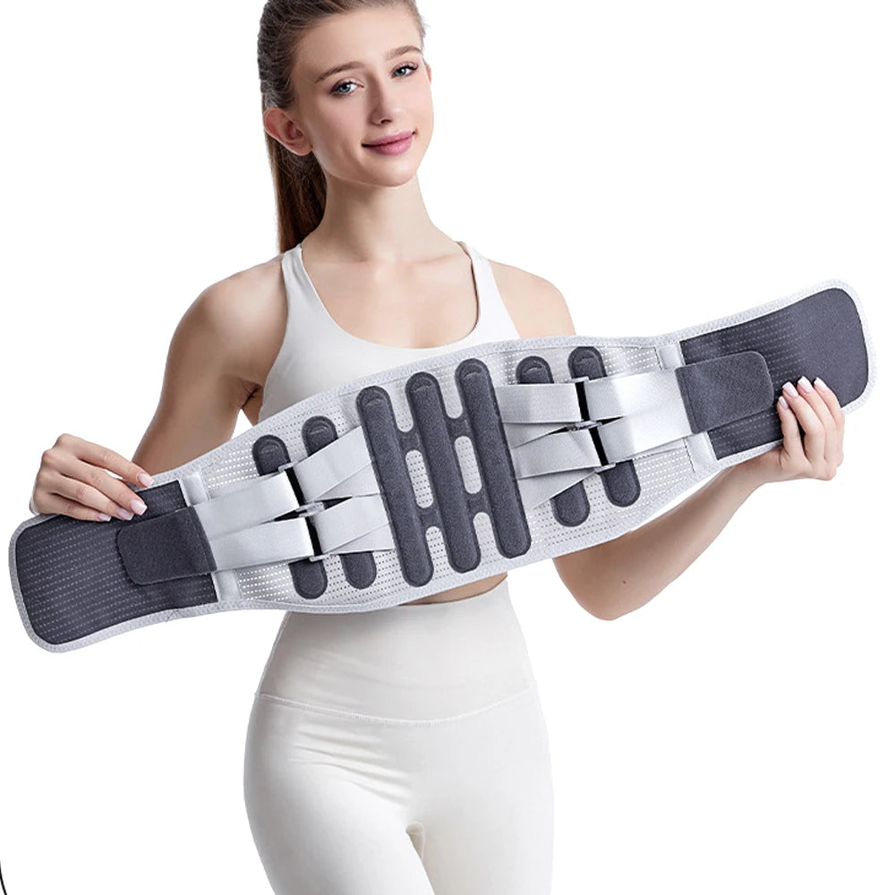 Lumbar Support Belt Adjustable Lumbar Brace Scoliosis Fitness Weight Lifting Squatting Hard Pulling Belt Abdominal Muscle