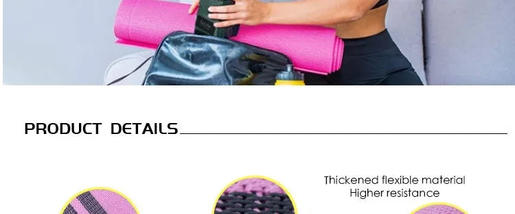 Fabric Resistance Hip Booty Bands Glute Thigh Elastic Workout Bands Squat Circle Stretch Fitness Strips Loops Yoga Gym Equipment