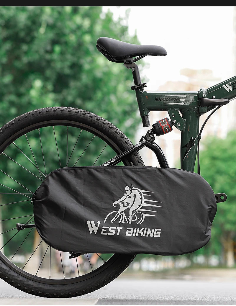 WEST BIKING Bicycle Chain Protector Cover Waterproof Dustproof MTB Road Bike Chainwheel Protection Cover Cycling Equipment