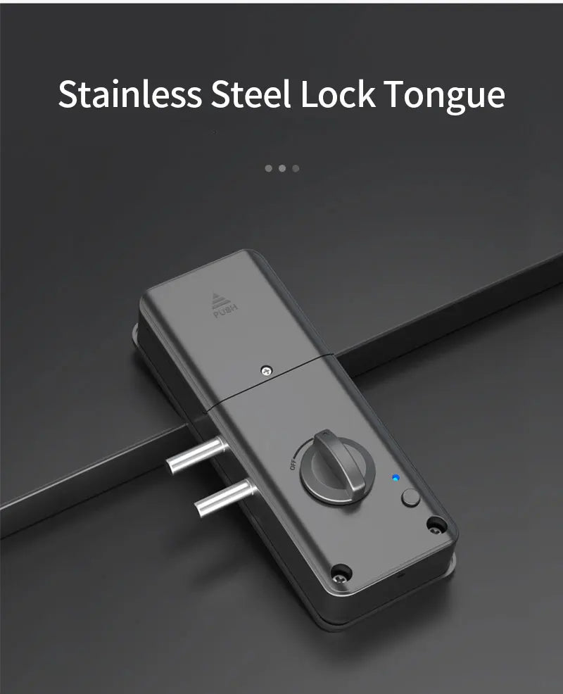 No Drilling Smart Tuya App Bluetooth Indoor Invisible Lock for Wooden Door Electronic 13.56 IC Card Lock Support Gateway to Wifi