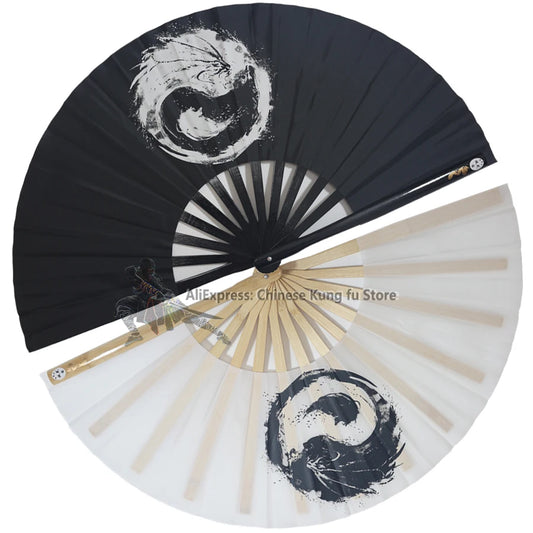Tai Chi Dragon Bamboo Chinese Tai Chi Fans Kung fu Martial arts Training Fan