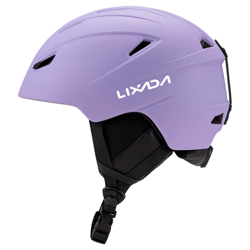 Ski Helmet Integrated Warm Snow Sports Helmet Adjustable Lightweight Comfortable Winter Snowboard Helmet with 14 Air Vent Holes