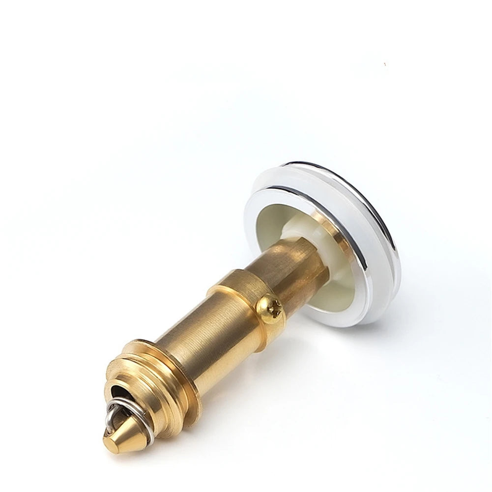 38mm Bathroom Sink Drain Stopper Plugs Bounce Push Button Click Clack Basin Drainer Plug Drain Button Waste Stopper
