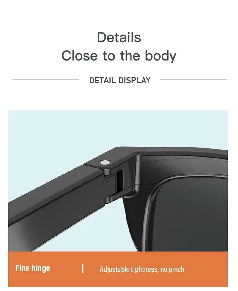 Xiaomi MIJIA Smart Sunglasses Glasses Waterproof Anti-UV Bluetooth Call Outdoor Sports Headphones HIFI Blue Light For Men Women