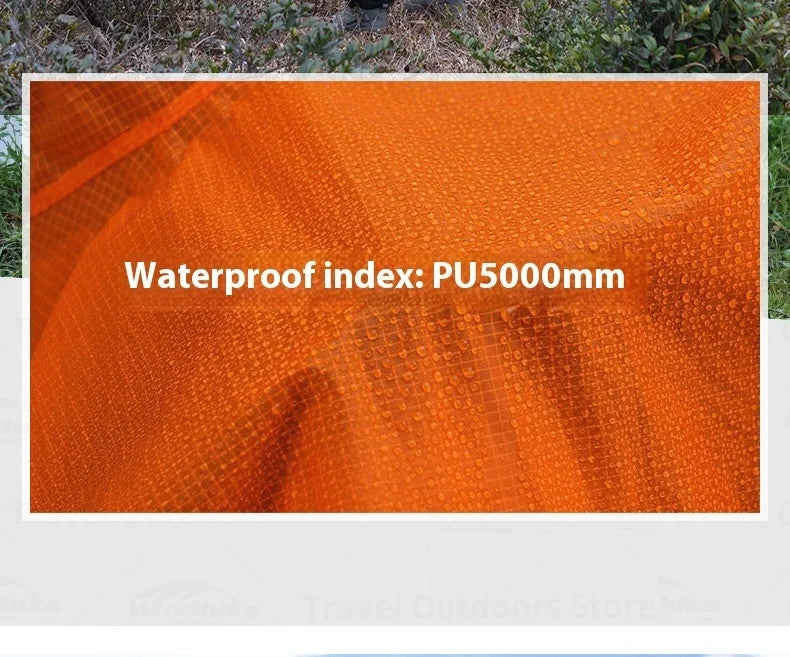 3F UL GEAR Sleeve Raincoat Lightweight Windproof and Waterproof PU5000mm 3D Silicon Coating Fabric About 180g Nylon Polyester