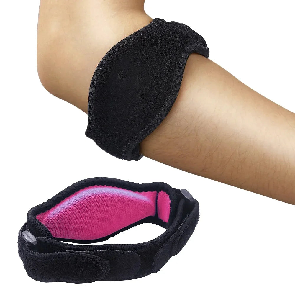 1Pcs Adjustable Elbow Support Basketball Tennis Golf Elbow Strap Elbow Pads Lateral Pain Syndrome Epicondylitis Braces Sports