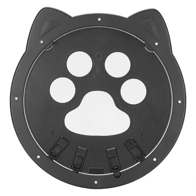 Pet Screen Door Magnetic Self-Closing Small Dogs and Cats Door with Locking Function for Screen Door, Window and Porch