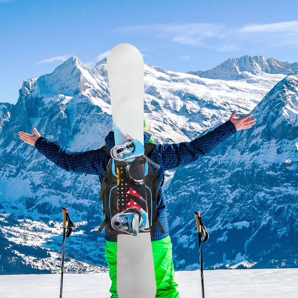 Ski Boots Bag Outdoor Skiing Capacity Large Backpack Unisex Dry Wet Separation Waterproof Storage Helmets Boot Gloves Snowboard