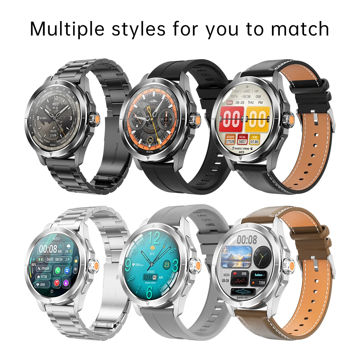 New For Xiaomi S4 Ultra Outdoor Sport Men HD AMOLED Display GPS Track Altimeter Heart Rate Bluetooth Call Waterproof Smart Watch