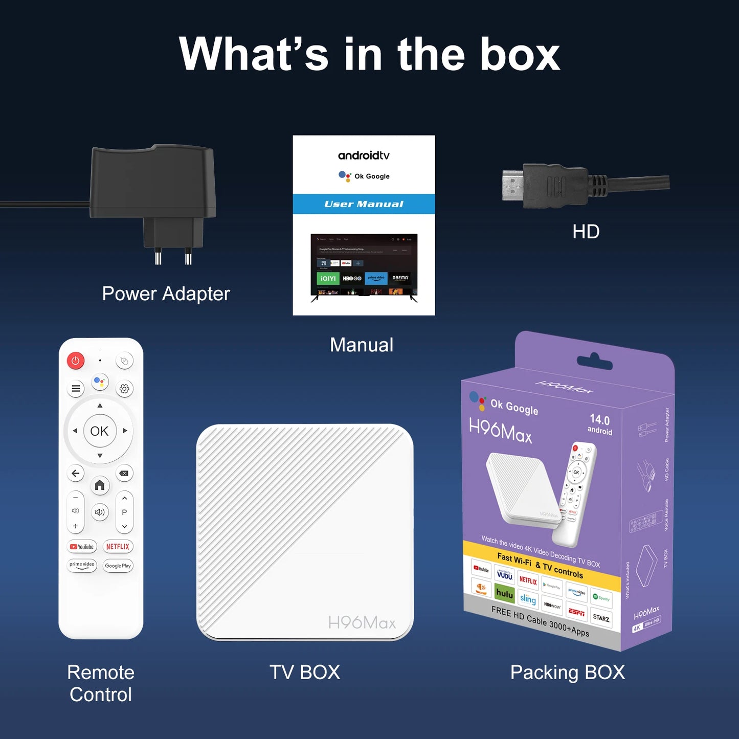 Newest H96 MAX H313 Smart TV Box Android 14 2GB 8GB 16GB Wifi6 BT 4K HD Google Voice Media Player AV1 Set Top BoxStreaming & Home Media PlayersGoWisse.com