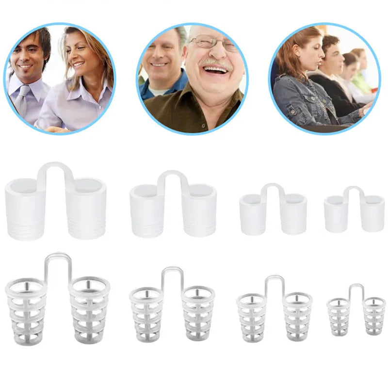 Anti Snoring Anti Snore Nose Clip Silicone Snoring Solution Device Snore Stopper Sleeping Aid Nasal Dilators Health Care